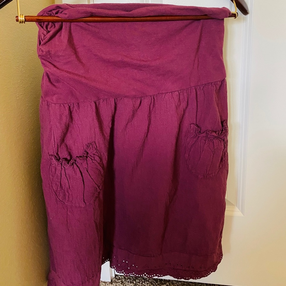 Purple knee length skirt from Nordstrom